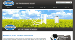 Desktop Screenshot of phreshfilter.com